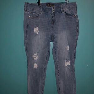 Torrid distressed jeans
